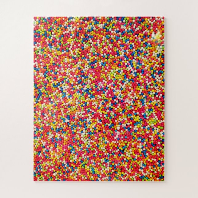 Rainbow Candy Sprinkle Muster Puzzle (Vertikal)