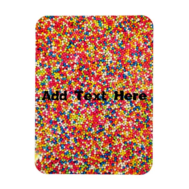 Rainbow Candy Sprinkles Magnet (Vertikal)