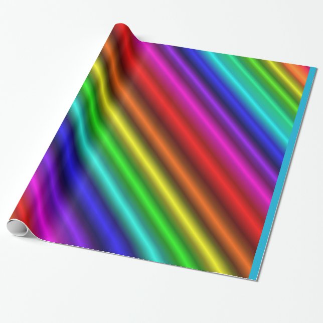 Rainbow Candy Wrapping Paper Geschenkpapier (Ungerollt)