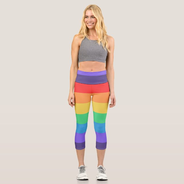 Rainbow  capri leggings (Vorderseite)