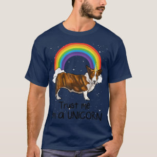 Rainbow Cardigan Welsh Corgi Trust Me Im Ein Einho T-Shirt