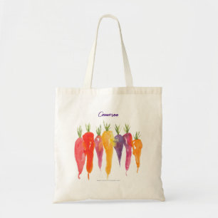 Rainbow Carrots Handgemalte Root Vegetables Tragetasche