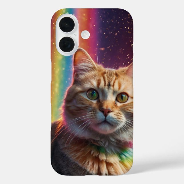 Rainbow Cat Magic Case-Mate iPhone Hülle (Rückseite)