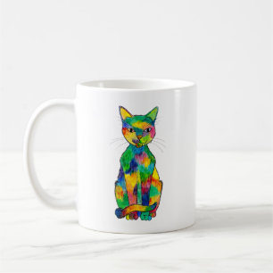 Rainbow Cat Tasse