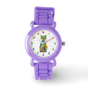 Rainbow Cat Watch (Child) Armbanduhr
