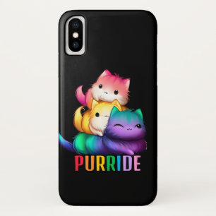 Rainbow Cats Purride Black Case-Mate iPhone Hülle