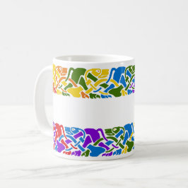 Rainbow Celtic Hounds Kaffeetasse