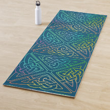 Rainbow Celtic Knot Yoga Mat