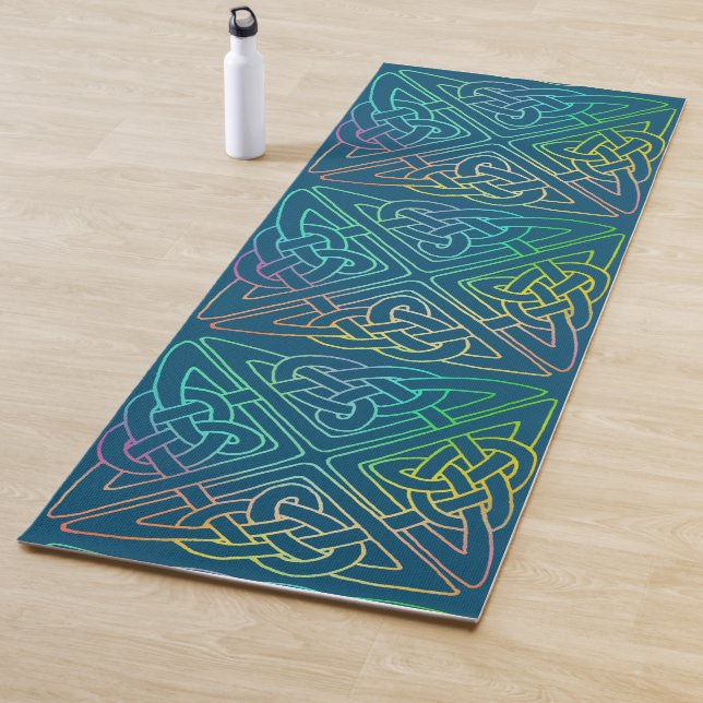 Rainbow Celtic Knot Yoga Mat Yogamatte (Beispiel)