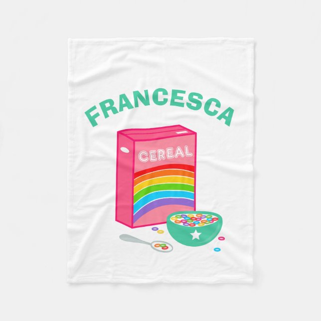 Rainbow Cereal Fleecedecke (Vorderseite)
