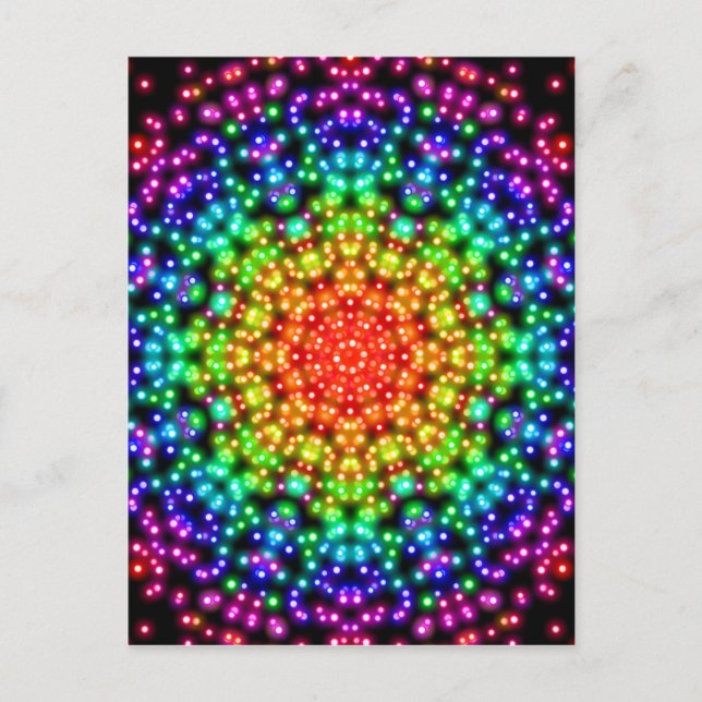 Rainbow Chakra Postkarte (Vorderseite)