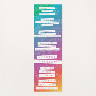 Rainbow Chakras Mindful Mantra Reiki Meditation Yogamatte