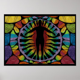 Rainbow Chakras Poster