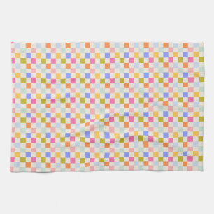 Rainbow-Checkerboard Geschirrtuch