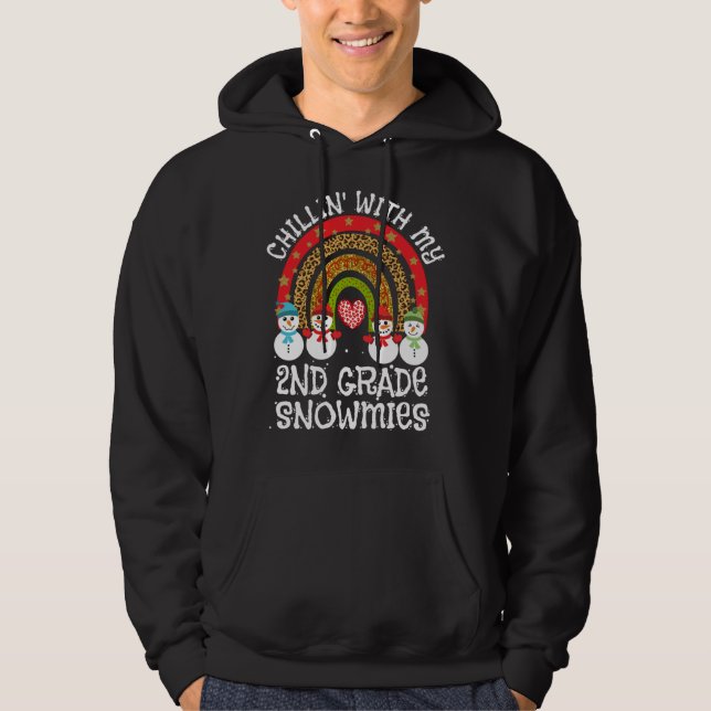 Rainbow Chillin mit meinem zweiten Schneeballlehre Hoodie (Vorderseite)
