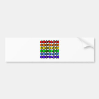 Rainbow Chiropraktor Autoaufkleber