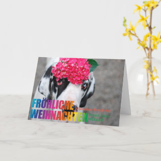 Rainbow Christmas Karte