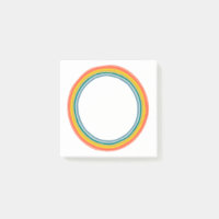 Rainbow Circle Chic Bunter Spaß Moderner Ring