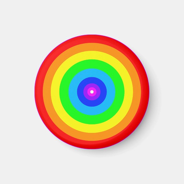 Rainbow Circle Design-40686 Magnet (Vorne)