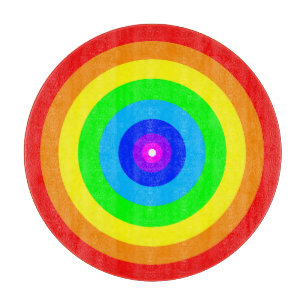 Rainbow Circle Design-40686 Schneidebrett
