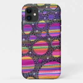 Rainbow Circle Doodle iPhone 11 Fall Case-Mate iPhone Hülle