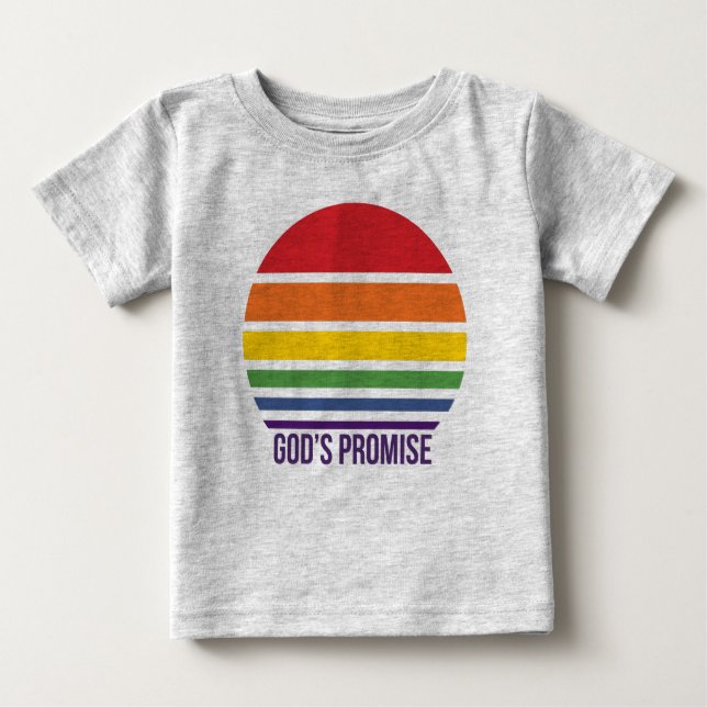 Rainbow Circle Graues T-Shirt (Vorderseite)
