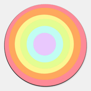 Rainbow Circle Sticker
