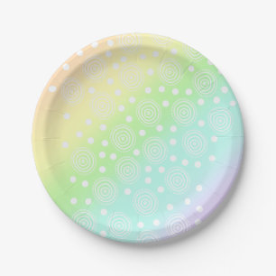 Rainbow Circles in Circles Paper Tellers Pappteller
