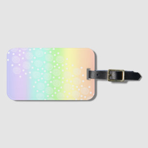 Rainbow Circles Pastel Gepäckanhänger