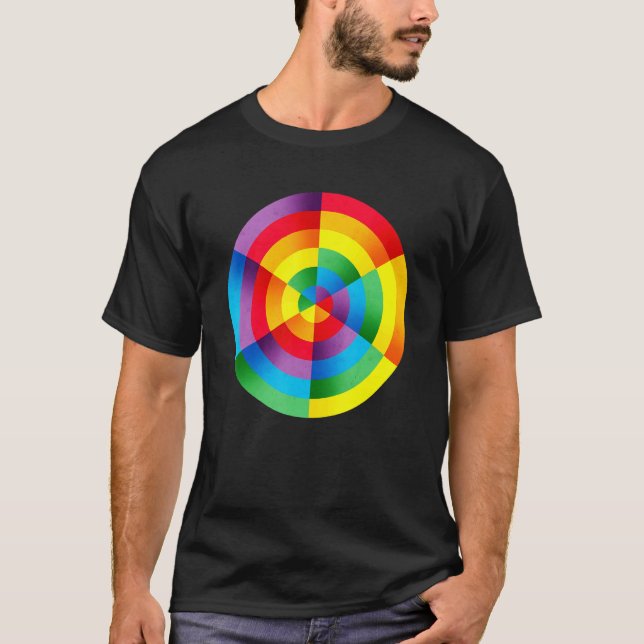 Rainbow Circles T-Shirt (Vorderseite)