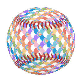 Rainbow Clamshell Baseball