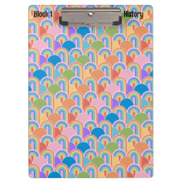 Rainbow Clamshell Lehrer Klemmbrett