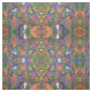 Rainbow Clay Mesh Stoff