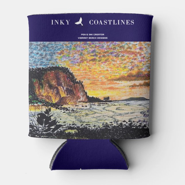 Rainbow Cliffs Stubby Holder Dosenkühler (Vorderseite)