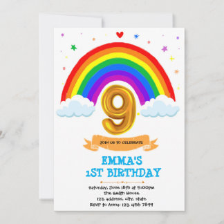 Rainbow Cloud 9. Einladung