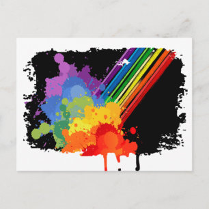 RAINBOW CLOUD -.png Postkarte