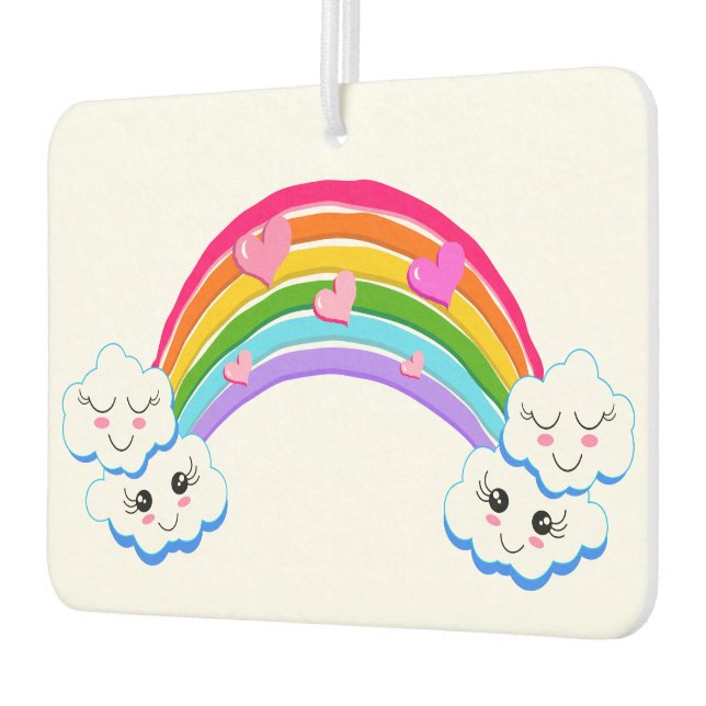 Rainbow Clouds Car Freshener Autolufterfrischer (Links)