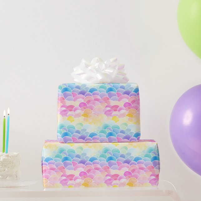  Rainbow Clouds Geschenkpapier (Partygeschenke)