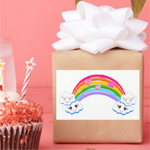 Rainbow Clouds Stickers