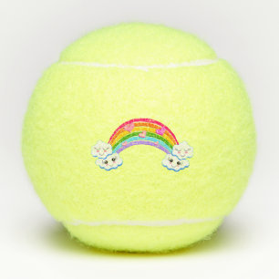 Rainbow Clouds Tennis Balls Tennisbälle