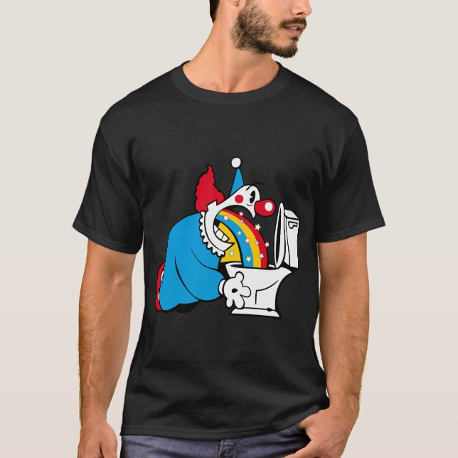 Rainbow Clown T-Shirt (Vorderseite)