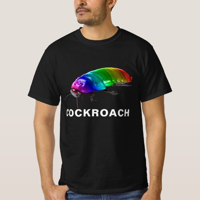 Rainbow Cockroach T-Shirt (Vorderseite)