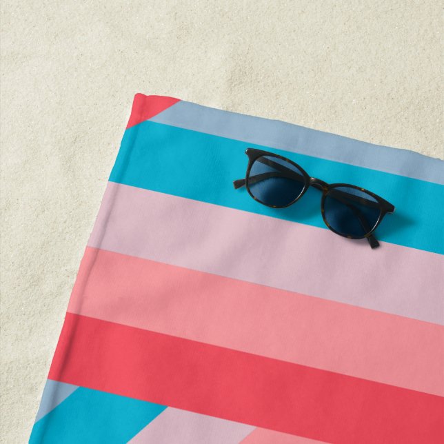 Rainbow Collage Strandtuch (Beispiel)