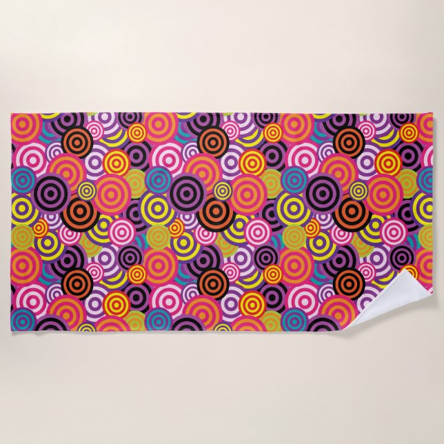Rainbow Colocles Beach Towel Strandtuch (Vorderseite)