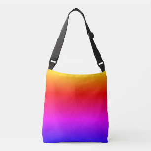 Rainbow Color Crossbody Bag Tragetaschen Mit Langen Trägern