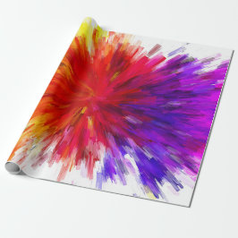 Rainbow Color Explosion Geschenkpapier