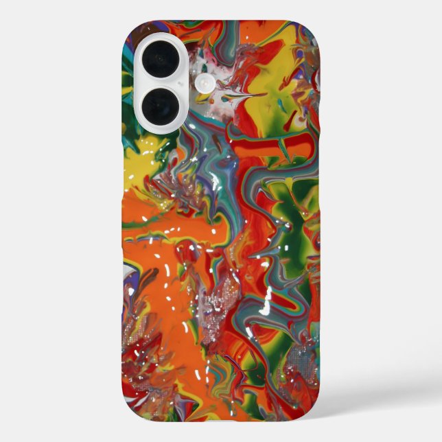 Rainbow Color Flow Art Case-Mate iPhone Hülle (Rückseite)