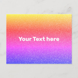 Rainbow Color Gradient Ombre Textur Textur Postkarte