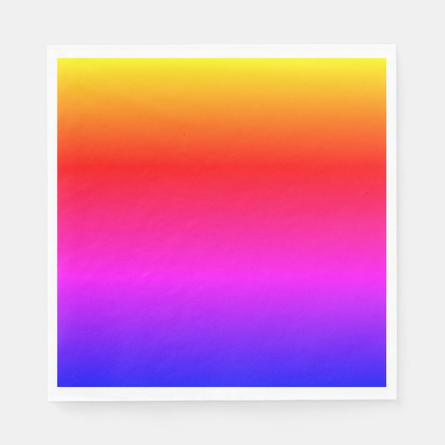 Rainbow Color Napkins Serviette (Vorderseite)