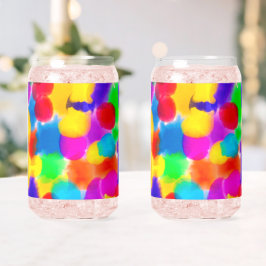 Rainbow Color Splash Dosenglas